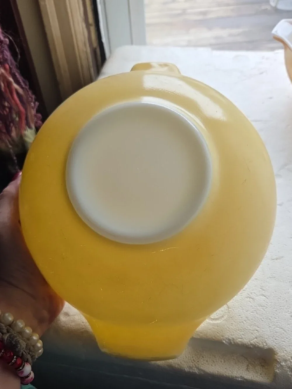 Pyrex three mixing